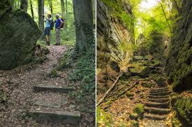 53 km le 1er jour et 22 le 2 eme. Verbazingwekkende Wandelingen Over De Mullertahl Trail In Luxemburg