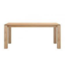 table a rallonges slice en chene d ethnicraft 3 tailles table en chene table chene massif table a rallonge