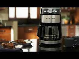 And the coffee maker can be programmed to brew up to 24 hours in advance. Kitchenaid 14 Cup Coffee Makers Youtube