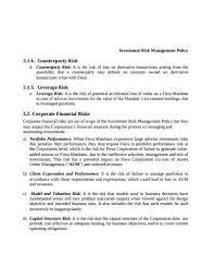 Some people who work in risk management are employed by. Free 10 Investment Risk Management Samples In Pdf
