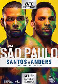 Ufc fight night — preliminary card bantamweight. Ufc Fight Night Santos Vs Anders Wikipedia