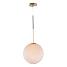 Scandinavian Large Mod Globe Pendant Globe Pendant Globe Pendant Light Light Satin