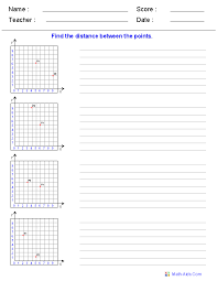 .math worksheets, math worksheets with answer keys, math worksheets for grade 2. Distance Formula Worksheet Generator Use In Go The Distance Unit Writing Linear Equations Geometry Worksheets Coordinate Plane Worksheets