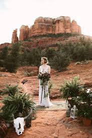 Sedona Red Rock Elopement Wedding At Cathedral Rock Elope Wedding Destination Wedding Guest Desert Wedding
