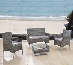 Wicker Conversation Sets Beachfront Decor Outdoor Furniture Material Outdoor Wicker Furniture Rattan Patio Furniture