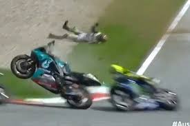 The final 5 minutes of #motogp qualifying in italy. Valentino Rossi Salvo Per Miracolo Dopo L Incidente Tra Zarco E Morbidelli Nel Gp D Austria