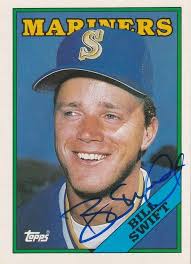 BILLY SWIFT SEATTLE MARINERS SIGNED 1988 TOPPS TRADED CARD #117T