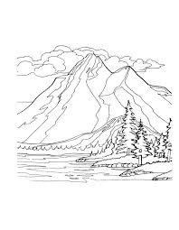 Free Printable Mountain Coloring Pages 116 Fine Coloring Circle