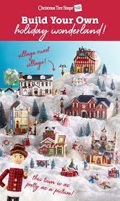Tap Into Your Inner Town Planner And Create A Picturesque Christmas Village On A Mantel Sideboard Or Even Christmas Tree Shop Christmas Time Is Here Christmas