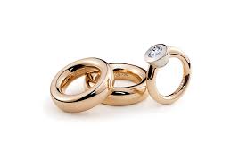 750 Rotgold Eheringe Mit 750 Rotgold 950 Palladium Mit Brillant Solitarring Verlobungsring Juwelier Eheringe