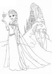 Coloriage d'anna et olaf de la reine des neiges. Coloriage D Elsa Et Anna De La Reine Des Neiges