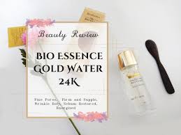 Nasib baik packaging lawa and warna rose gold. Beauty Review Review Bio Essence Gold Water 24k Ada Methylparaben Is T Good