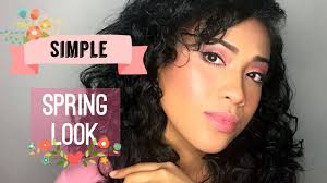 fresh and simple spring makeup look