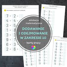 Wydrukuj obrazek, a gdy obliczysz wszystkie działania, pokoloruj go zgodnie z. Dodawanie I Odejmowanie W Zakresie 10 Karty Pracy Pomoce Edukacyjne Pdf