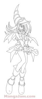 You can click yu gi oh dark magician coloring pages to view printable version for download or print it. How To Draw Dark Magician Girl From Yu Gi Oh Mangajam Com