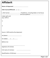 Free Affidavit Template Download Uk Jpg 867 998 Pixels Document Templates Legal Documents Words