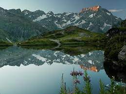 Hd Wallpaper Photography Of Snow Mountain Le Lac Lauzon Et Sirac Montagnes Wallpaper Flare