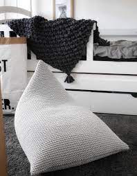 Bean Bag Chair Floor Cushion Knitted Beanbag Pouf Ottoman Kids Bean Bag Kids Lounger Chunky Knit Pouf Floor Seat Light Grey In 2020 Bean Bag Chair Kids Bean Bag Chair Covers
