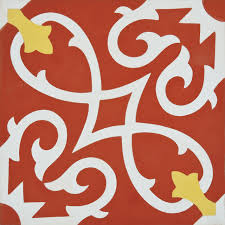 Lowe's® has your next project covered. 8 X8 Agadir Handmade Cement Tile Red Yellow Set Of 12 Contemporary Wall And Floor Tile By Moroccanmosaictile House Houzz