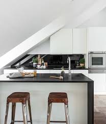 Yearchy hanging trash can with lid 2.4 gallon hanging garbage can for counter top or under sink kitchen cabinet door mounted trash can bathroom office camping (11.6x10.2x 6.3, white) 4.3 out of 5 stars. 25 Smart Ways To Decorate An Attic Kitchen Digsdigs