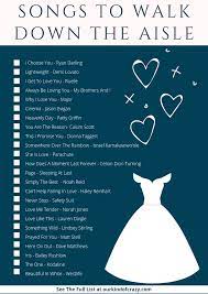 This List Has Over 100 Songs To Walk Down The Isle To These Processional Songs Will Give You A Beautiful And Ro I 2020 Brollopsmusik Brollopssanger Brollopsplanering