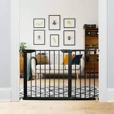 Amazon Com Fairy Baby Extra Wide Baby Gate Large Walk Through Safety Child Gates For Kid Or Pet Long Pressure Mounted Baby Gate Black 81 89 84 65 Everything Else