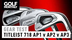 titleist 718 ap1 vs ap2 vs ap3 irons test golf monthly