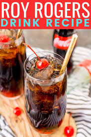 Roy Rogers Drink Is An Easy And Popular Non Alcoholic Mocktail Recipe Made With Coke And Grenadine A Non Alcoholic Drinks Mocktail Drinks Summer Drinks Alcohol