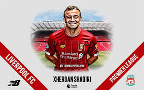 📥specialising in logo identity & brand graphics. Download Wallpapers Xherdan Shaqiri Liverpool Fc Portrait Swiss Footballer Midfielder 2020 Liverpool Uniform Premier League England Liverpool Fc Footballers 2020 Football Anfield For Desktop Free Pictures For Desktop Free