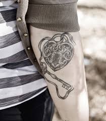 The lock and key, as we know, is a pair that comes together and the existence of one depends on another. 61 Impressive Lock And Key Tattoos
