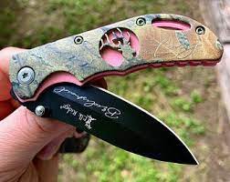 Specializing In Personalized Products By Metalsignsandmore Personalized Pocket Knife Personalized Pocket Knives Unique Pockets