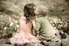 Cute Baby Couple Images Pictures With Quotes Cute Baby Couple Kids Kiss Cute Babies