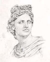 Greek Statue II Painting by Annie Warren