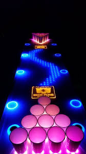 Interactive Led Beer Pong Table 2 0 Bpt X5 Neon Party Glow Party Beer Pong Tables