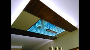Harel ceiling hung mirror orren ellis finish: Led Infinity Mirror Ceiling Youtube