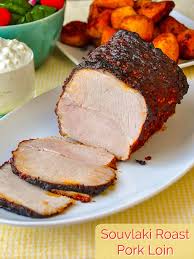Trying to find the how to cook pork tenderloin in oven with foil? Souvlaki Roast Pork Loin With Lemon Oregano Tzatziki Rock Recipes