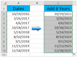 How To Add Or Subtract Days Months And Years To Date In Excel