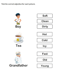 Online english grammar quiz topic: Describing Words Worksheet14 Esl Efl Worksheets Kindergarten Worksheets Describing Words Kindergarten Worksheets Adjectives For Kids