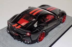 Maybe you would like to learn more about one of these? Mr Collection 1 18 Ferrari F12 Tdf Gloss Black Red Stripe