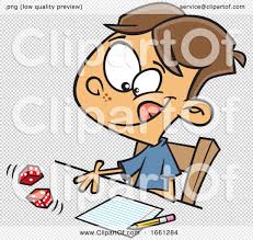 Cartoon White Boy Rolling Dice By Toonaday 1661284 Have you been playing dice? cartoon white boy rolling dice by