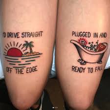 Alkaline new tattoo mixed with 123 his new song. Tattoo Uploaded By Charlie Connell A Pair Of Alkaline Trio Tattoos Via Ig J Rakowski 399856 Tattoodo