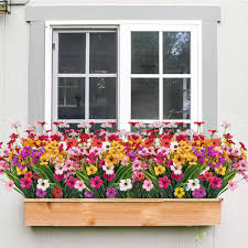 Maybe you would like to learn more about one of these? Buy Macting Artificial Flowers Outdoor 6 Bundles Fake Flowers No Fade Plastic Plants For Garden Porch Window Box Decoration Mix Color Online In Vietnam B08zhk4zrj