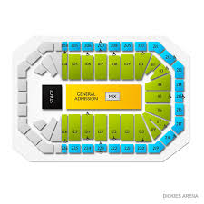 Dickies Arena 2019 Seating Chart