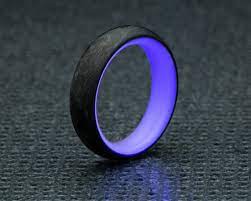 Lume Ring Black Rings Mens Wedding Rings 14k Engagement Ring