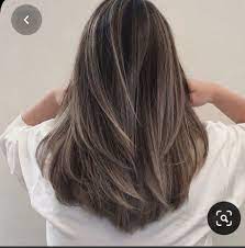 Greenish Ash Blond Colour Hair Color For Black Hair Aesthetic Hair Hair Streaks