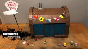 A box is easy to transform, and with this main ingredient, a playhouse costs practically nothing to make. Diy Krusty Krab From Spongebob Squarepants Youtube