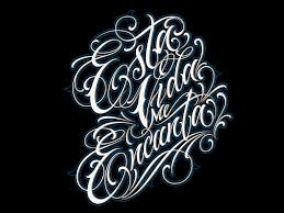 Dribbble Catrin Valadez Tattoo Lettering Fonts Chicano Lettering Graffiti Lettering Fonts Asi se rencontraron c kan y zimple en el urbano fest 4 esta vida me encanta. pinterest