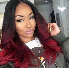Black and red goes perfectly together. Black To Fire Red Ombre Hair Color For Black Hair Red Ombre Hair Red Hair Color