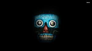 Blue Mosaic Skull Wallpaper Digital Art Wallpapers 5360 You can also upload and share your favorite digital art wallpapers. wallpaper house com
