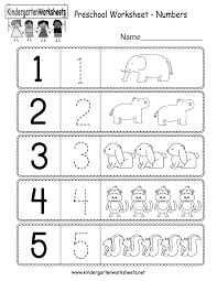 This Is A Preschool Numbers Worksheet Kids Can Learn How To Write Numbers Up To 5 You Numbers Preschool Preschool Math Worksheets Preschool Number Worksheets